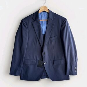 NWT Alton Lane Single Breasted Blazer Tailored Fit Navy Blue Men's Size 40/Small